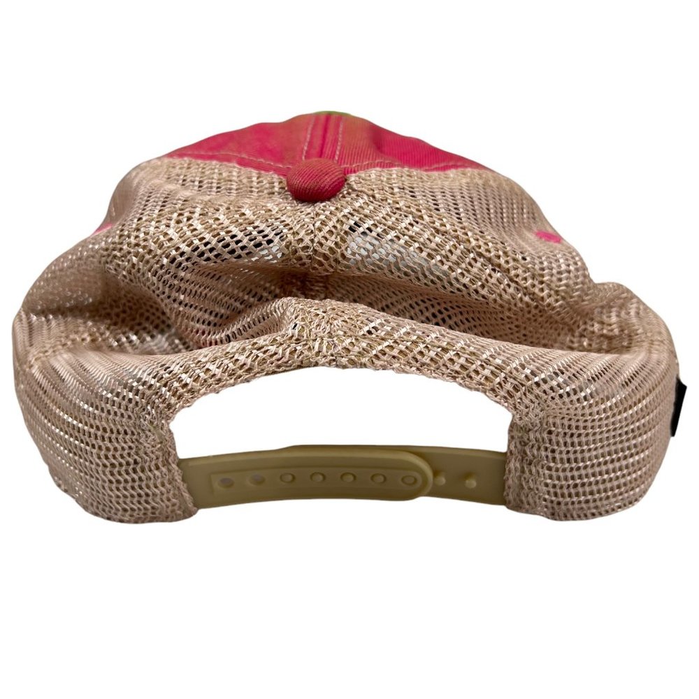 NEW Eleven North Clothing Co Legacy Old Favorite Relaxed Twill Trucker Pink Hat - Picture 4 of 9